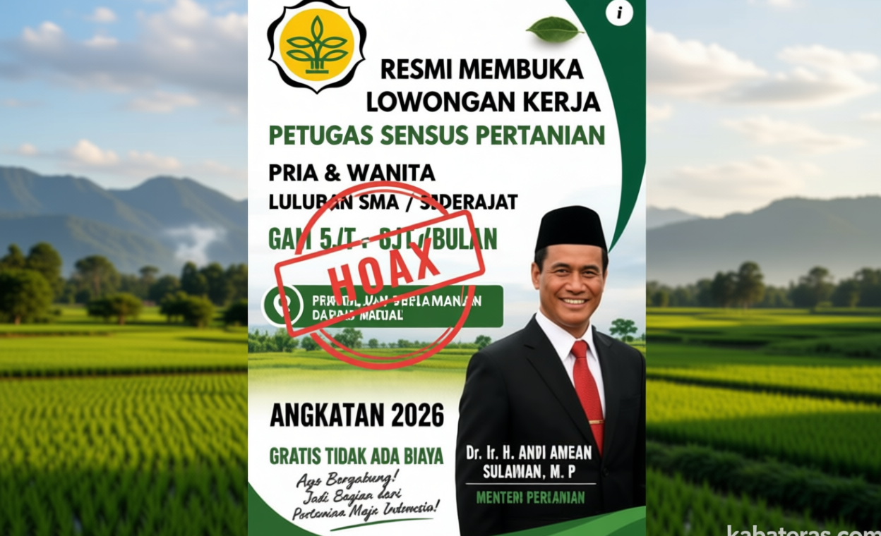 Important News: Kementan: Hati-hati Hoaks Rekrutmen Petugas Sensus Pertanian 2026