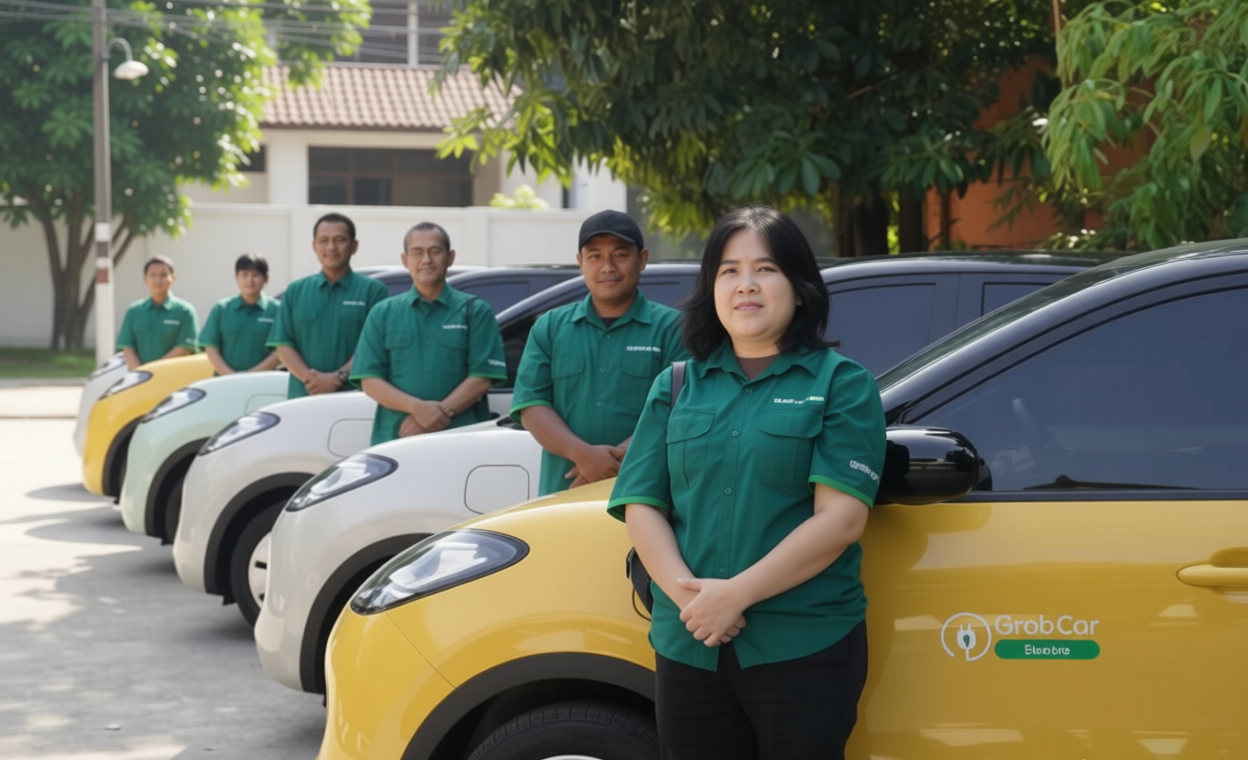 New Policy: Wuling dan Grab Indonesia Perluas Kemitraan Armada Listrik BinguoEV Lite