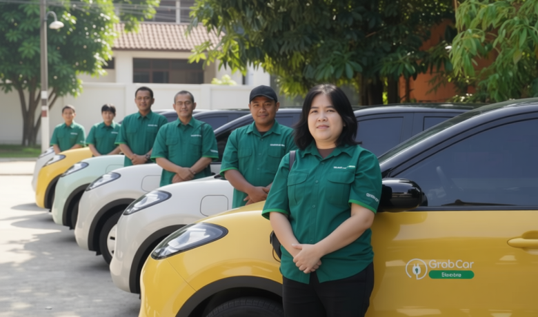 New Policy: Wuling dan Grab Indonesia Perluas Kemitraan Armada Listrik BinguoEV Lite
