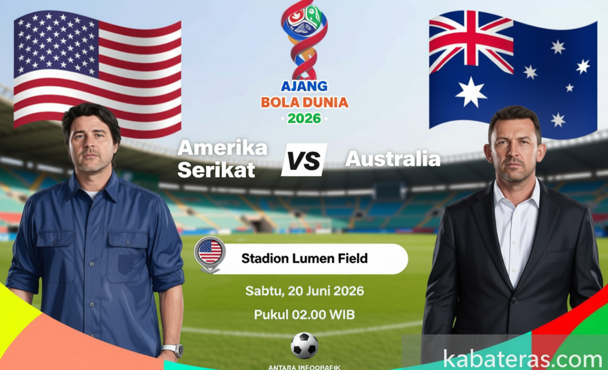 Historic Moment: Susunan Pemain AS vs Australia: Pochettino dan Popovic Bidik Kemenangan