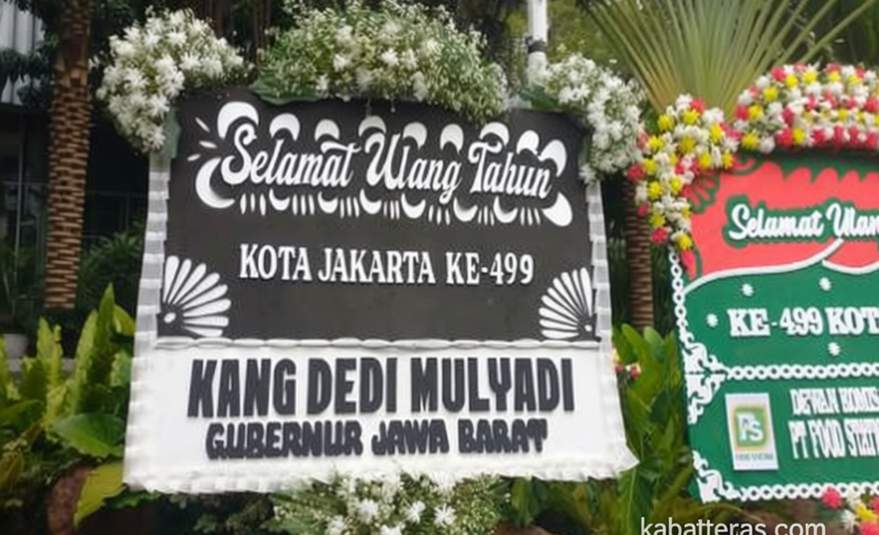 Ketua DPRD Tanggapi KDM Kirim Karangan Bunga Warna Hitam saat HUT DKI