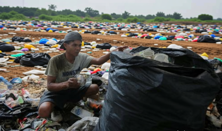 Melihat Proses Pemilahan Sampah Plastik untuk Daur Ulang di Tangerang