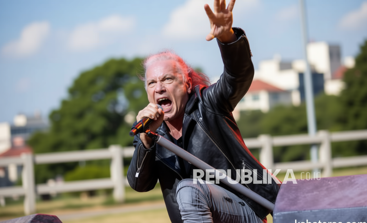 Aksi Panggung Iron Maiden Pukau 45 Ribu Penggemar di Stadion San Siro Milan