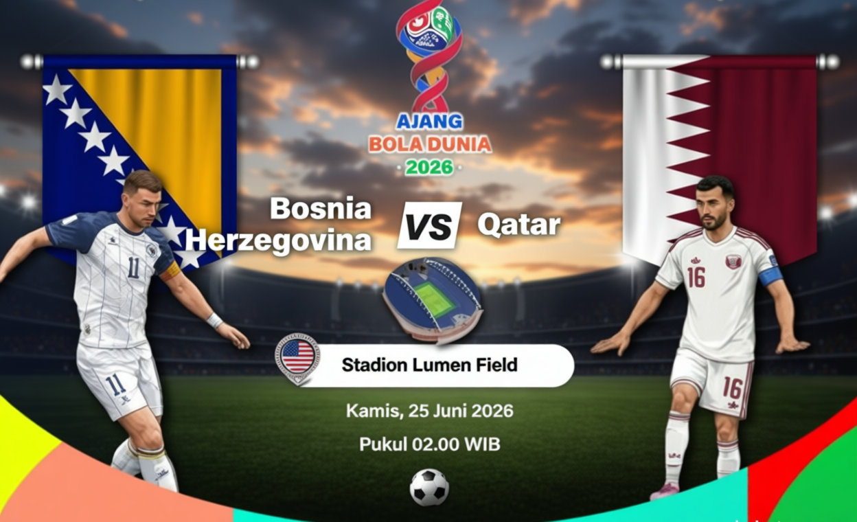 Bosnia vs Qatar: Duel Hidup Mati Demi Asa Lolos Piala Dunia 2026
