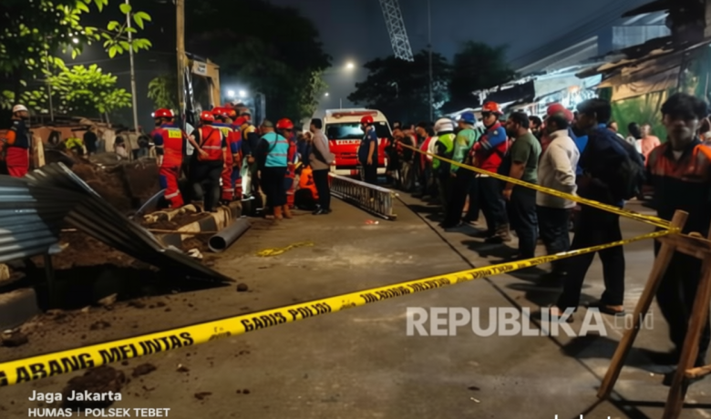 Balita Meninggal Usai Terperosok ke Lubang Proyek di Tebet – Damkar: Masih Hidup Saat Dievakuasi