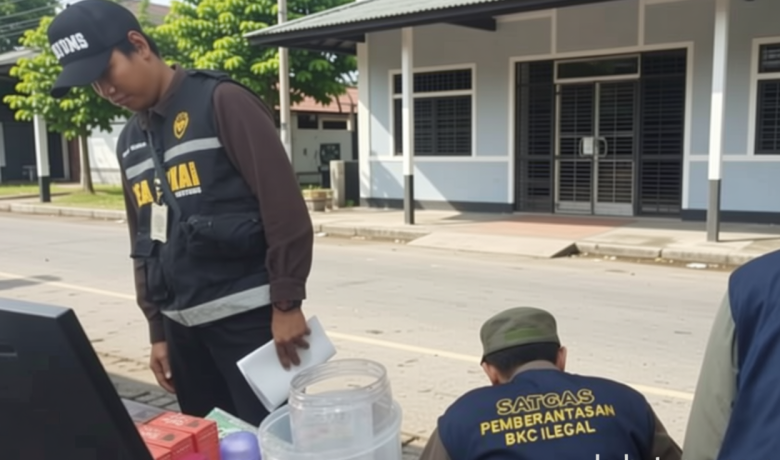 Tim Gabungan Sita 5.848 Batang Rokok Ilegal di Jepara