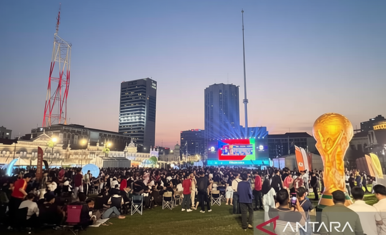 Ribuan Warga Malaysia Nobar Final Piala Dunia 2026 di Dataran Merdeka