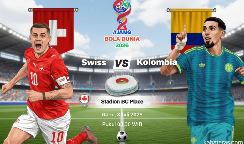 Swiss vs Kolombia di 16 Besar Piala Dunia 2026: Susunan Pemain Terbaik Diturunkan