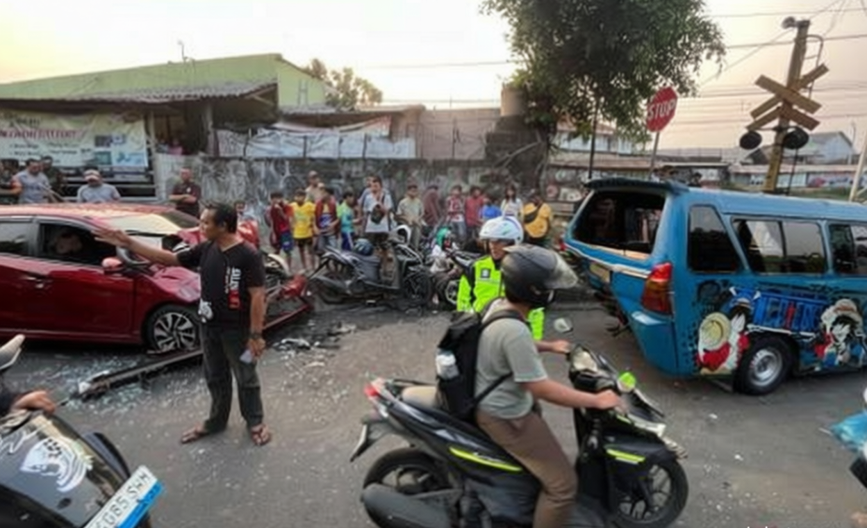 Polisi Selidiki Kecelakaan Beruntun Libatkan Enam Kendaraan di Bogor