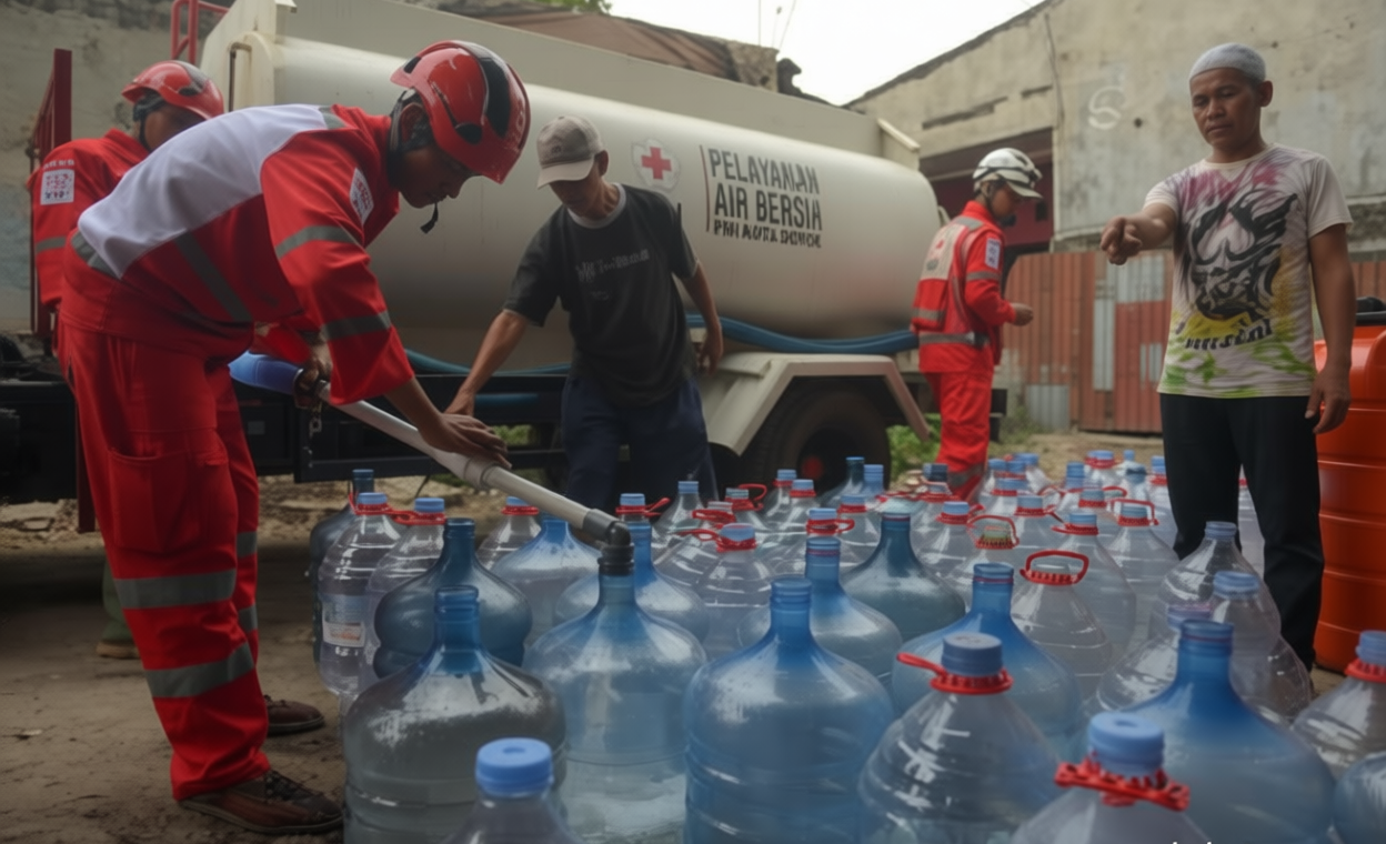Saat Sumur Mengering, Bantuan Air Bersih Hadir untuk Warga Depok