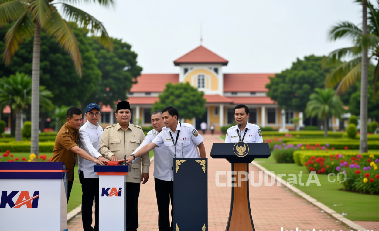 Resmikan Wajah Baru Stasiun Semarang Tawang, Prabowo Bicara Warisan Sejarah