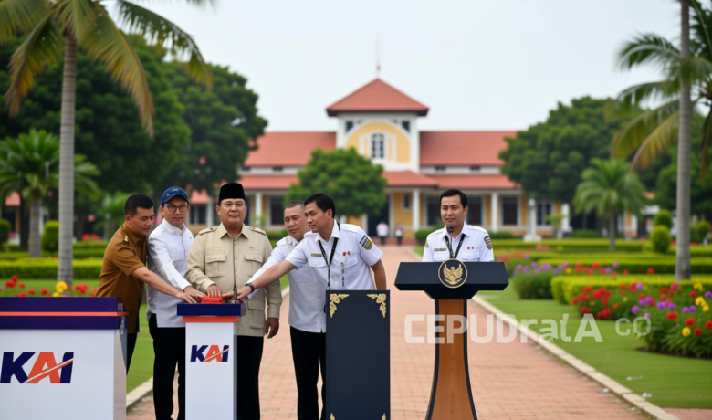 Resmikan Wajah Baru Stasiun Semarang Tawang, Prabowo Bicara Warisan Sejarah