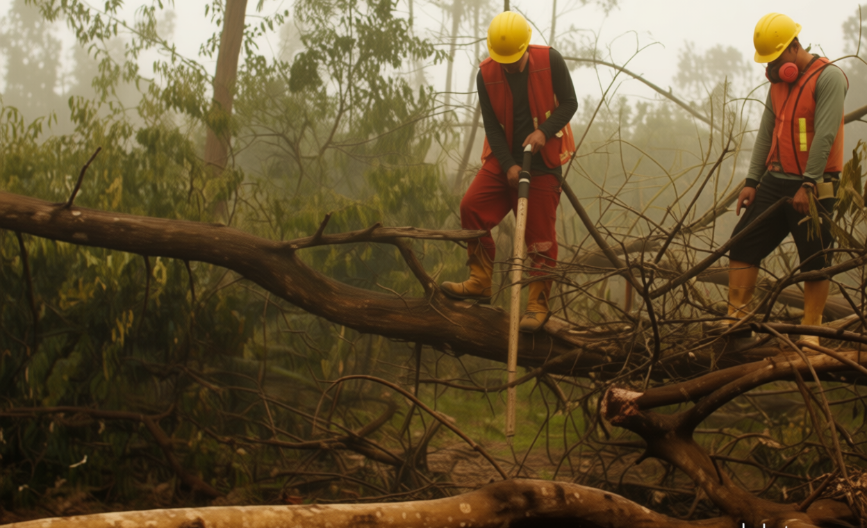 Hutan Gunung Paseban Kutawaringin Kabupaten Bandung Terbakar