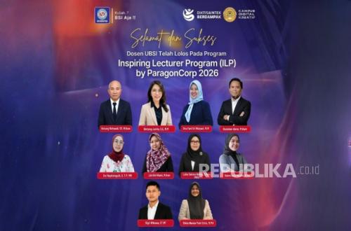 Special Plan: Sepuluh Dosen UBSI Lolos Inspiring Lecturer Program 2026 by ParagonCorp
