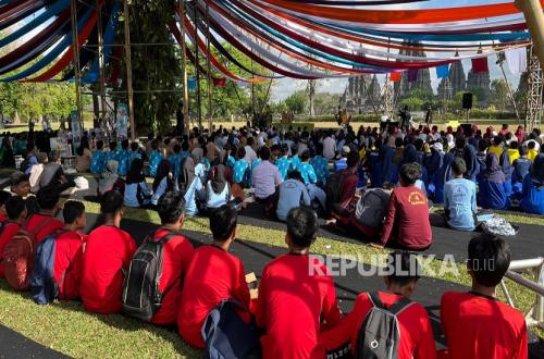 Peringati Hari Anak Nasional, 500 Siswa Diajak Kenali Warisan Budaya Candi Prambanan