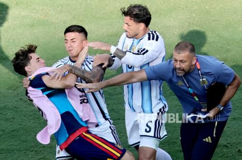Daftar Sanksi untuk Pemain Argentina Akibat Keributan di Final Piala Dunia, Paredes Paling Berat