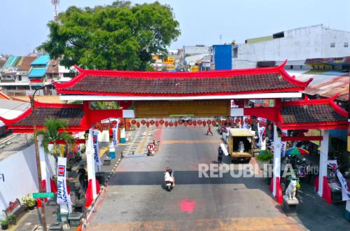 Satu Dekade CSR Merah Putih, Nuansa Merah Putih Warnai Landmark Kota Bogor