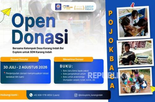 Mahasiswa BSI Explore 2026 Buka Donasi Buku untuk Siswa SDN Karang Indah 1