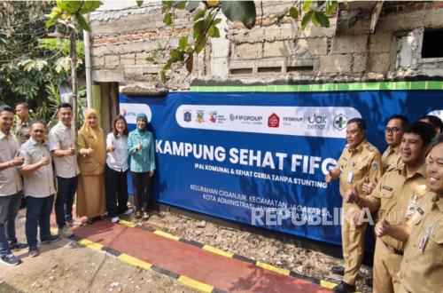 FIFGROUP Perluas Manfaat Kampung Sehat dengan Sanitasi Layak dan Pencegahan Stunting